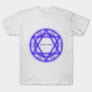 Violet Rays (Transmutation Circle Design) T-Shirt